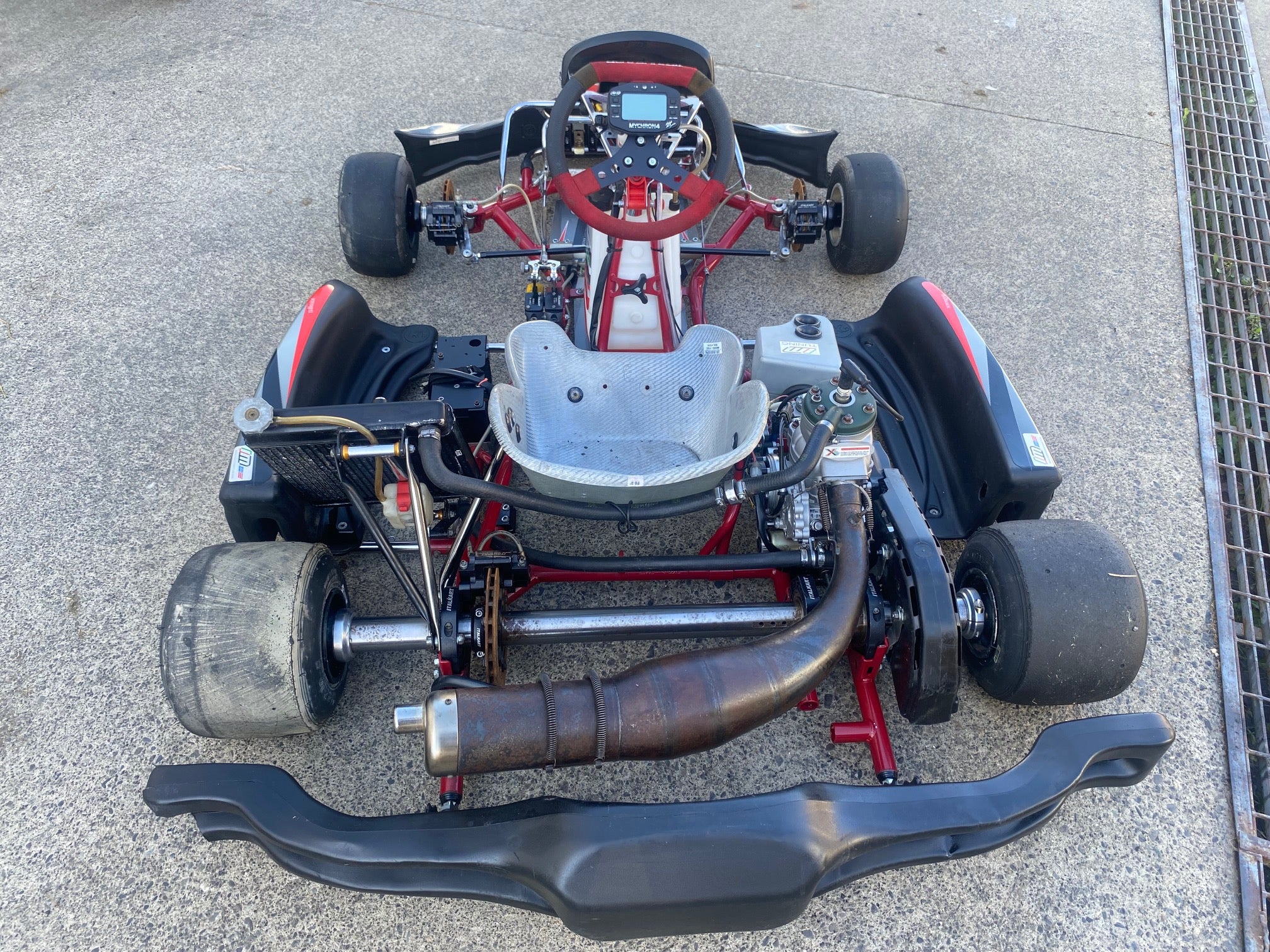2019 Italkart Rapido with Rebuilt X125T Engine - High Performance Racing Kart for Track & Competition Use