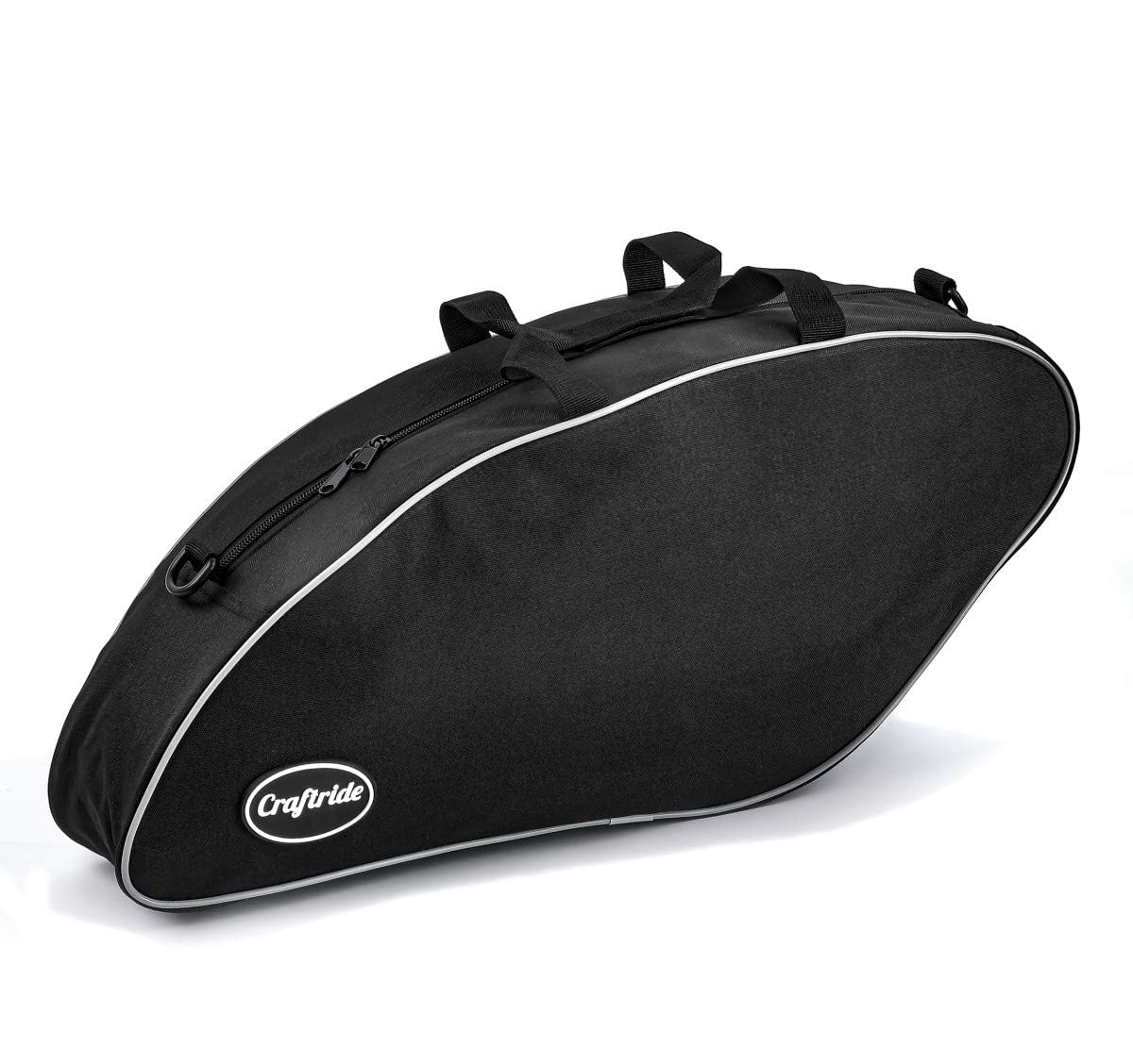 STS7 Crash Bar Mustache, Inner Bag Set & Windscreen M for Harley Davidson Sportglide 2018-2024 | Motorcycle Protection & Storage Accessories for Road Trips & Touring