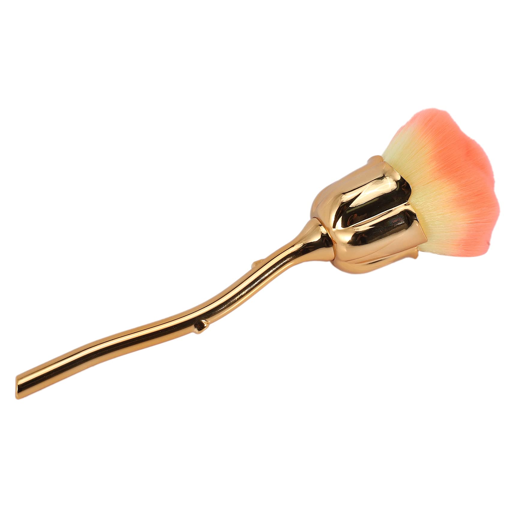 Gaetooely Nail Dust Brush - Pink Rose Gold Nail Art Cleaning Brush for Acrylic & Gel Polish Removal, Blush Powder Brush - Perfect for Salon & Home Manicure