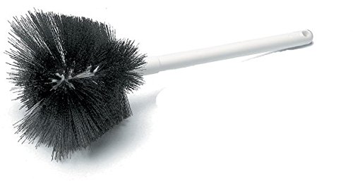 SPARTA 4002500 16-Inch Polyester Coffee & Decanter Brush with Soft Bristles - Commercial Cleaning Brush for Kitchens, Restaurants, Bars, Bathrooms - Black (6-Pack) - Perfect for Stubborn Stains on Coffee Pots, Wine Decanters & Glassware