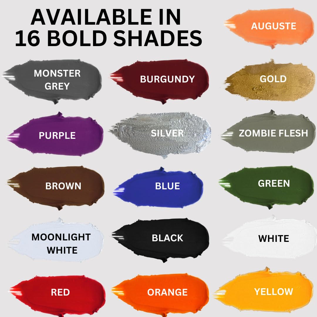 Mehron Makeup Color Cups - Purple | Professional Face & Body Paint for Halloween, Cosplay & Theater | Vegan & Cruelty-Free