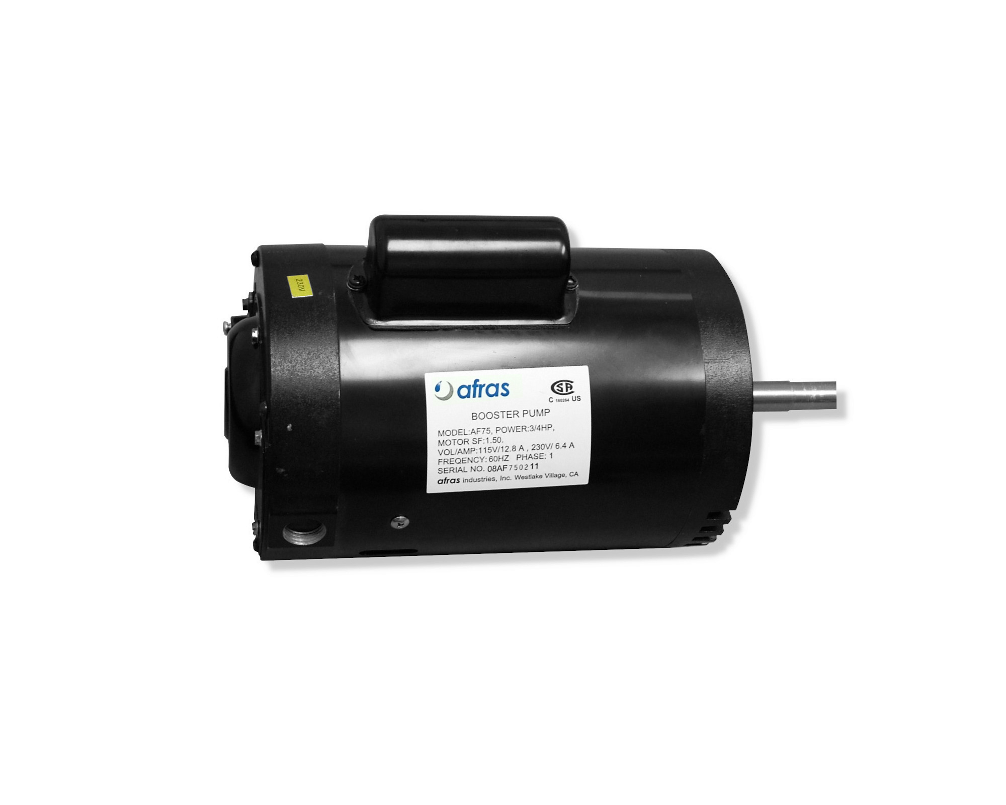 Afras 3/4 HP Booster Pump Replacement Parts - High Pressure Water Booster Pump Accessories for Home, RV & Marine Use