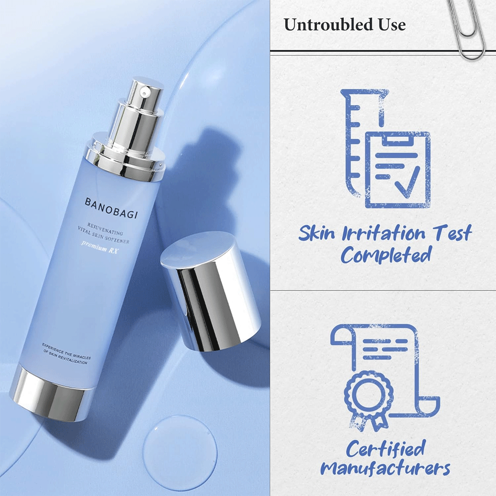 BANOBAGI Rejuvenating Vital Skin Softener 120ml - Hydrating Toner for Glowing Skin | Korean Skincare for Dry & Sensitive Skin | Perfect for Daily Hydration & Anti-Aging Routine