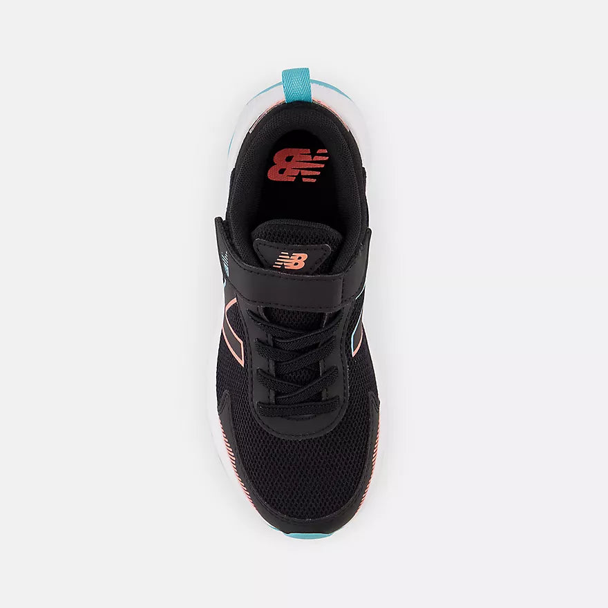 New Balance Dynasoft 545 A/C Kids' Sneakers in Black/Grapefruit - Lightweight & Comfortable for School, Sports & Daily Wear