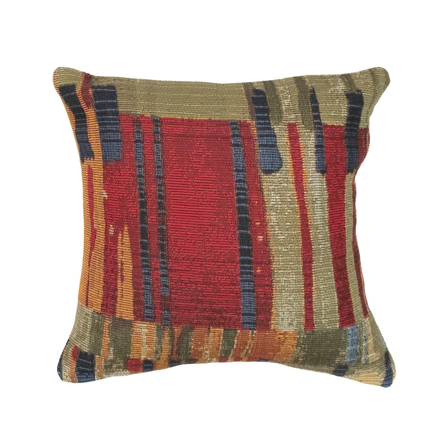 Liora Manne Transocean Marina Paintbox Multi 7MR5S803644 Decorative Throw Pillows 18x12 Inches - Perfect for Sofa, Bed & Home Decor