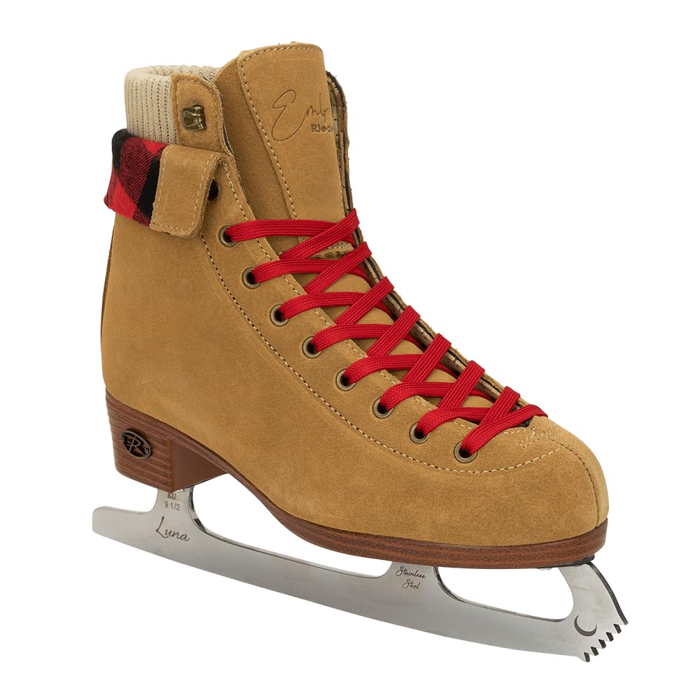 Riedell Ember Figure Skates for Women & Girls - Comfortable Recreational Ice Skates for Beginners & Casual Skating - Perfect for Ice Rinks, Outdoor Ponds & Winter Sports