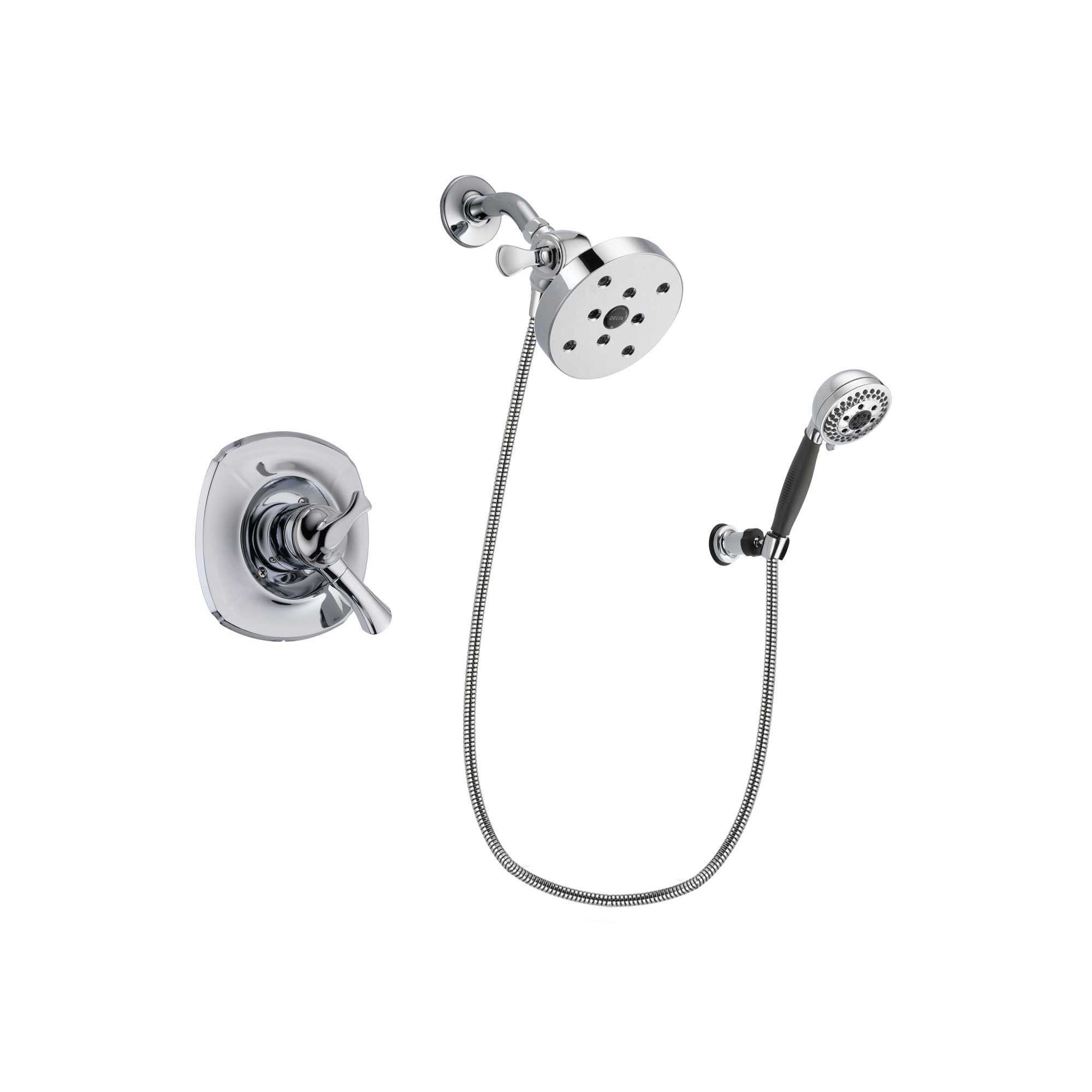 Delta Addison Chrome Shower Faucet System with Showerhead & Hand Shower DSP1236V - Perfect for Modern Bathroom Renovations and Spa-Like Shower Experiences