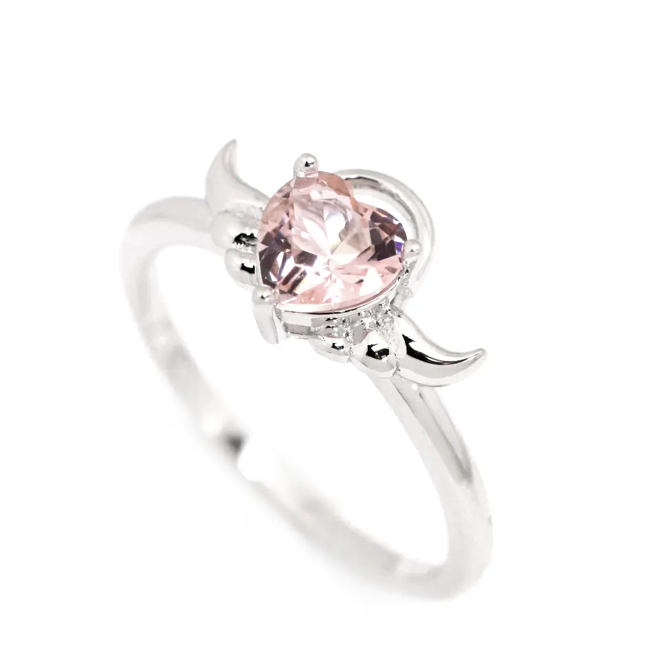 Angel Bestie Ring - Sterling Silver Matching Friendship Rings for Women & Girls, Perfect Gift for BFFs, Sisters, Couples | Valentine's Day, Birthday, Anniversary Jewelry