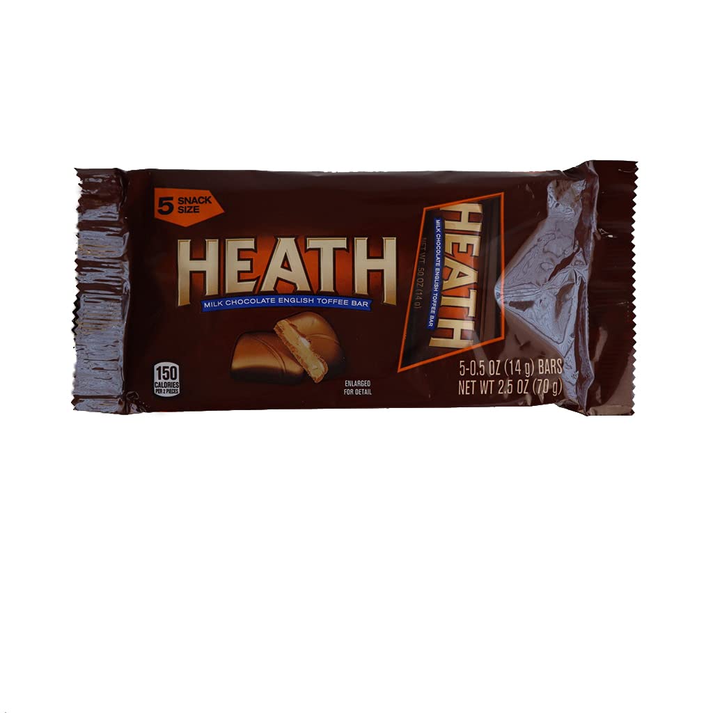 Hershey's Heath Toffee Mini Bars - 5 Pack for Snacks & Gifts