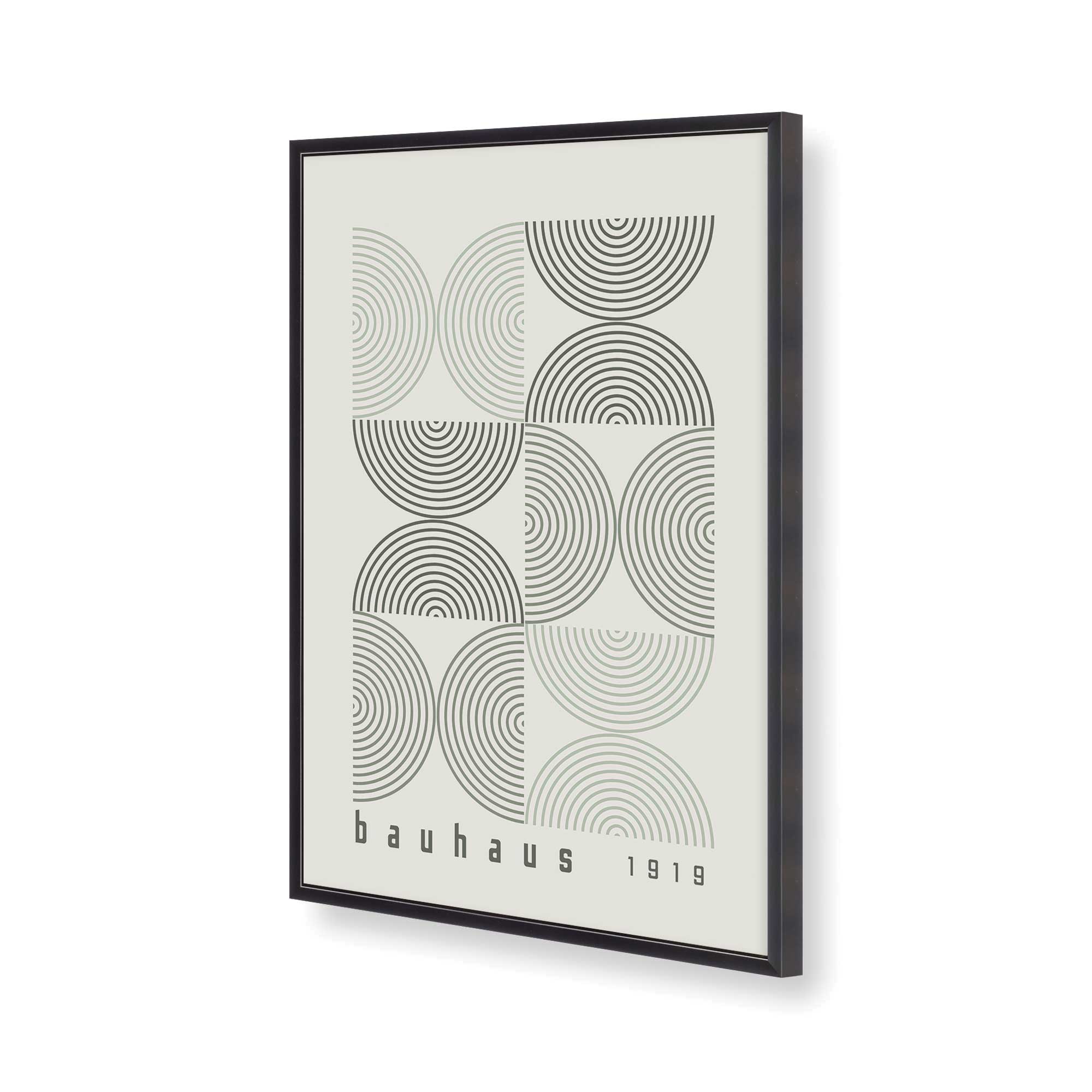 Modern Green Bauhaus Art Print - Abstract Composition Poster for Home & Office Decor | Wall Art for Living Room, Bedroom, or Workspace