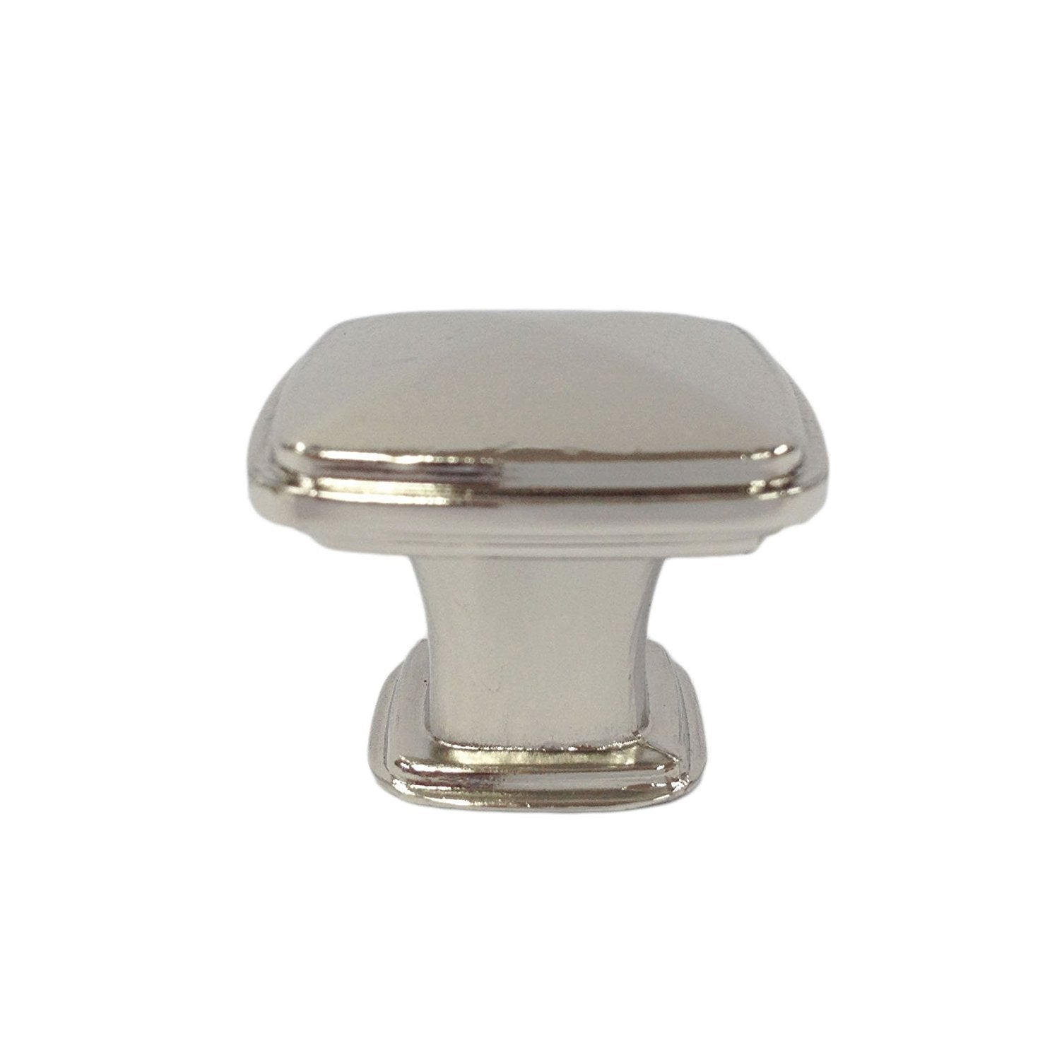 1-1/4 Inch Square Cabinet Knobs - 10 Pack - Alston Cabinet Hardware for Drawers, Cabinets & Furniture - Modern Home & Office Decor