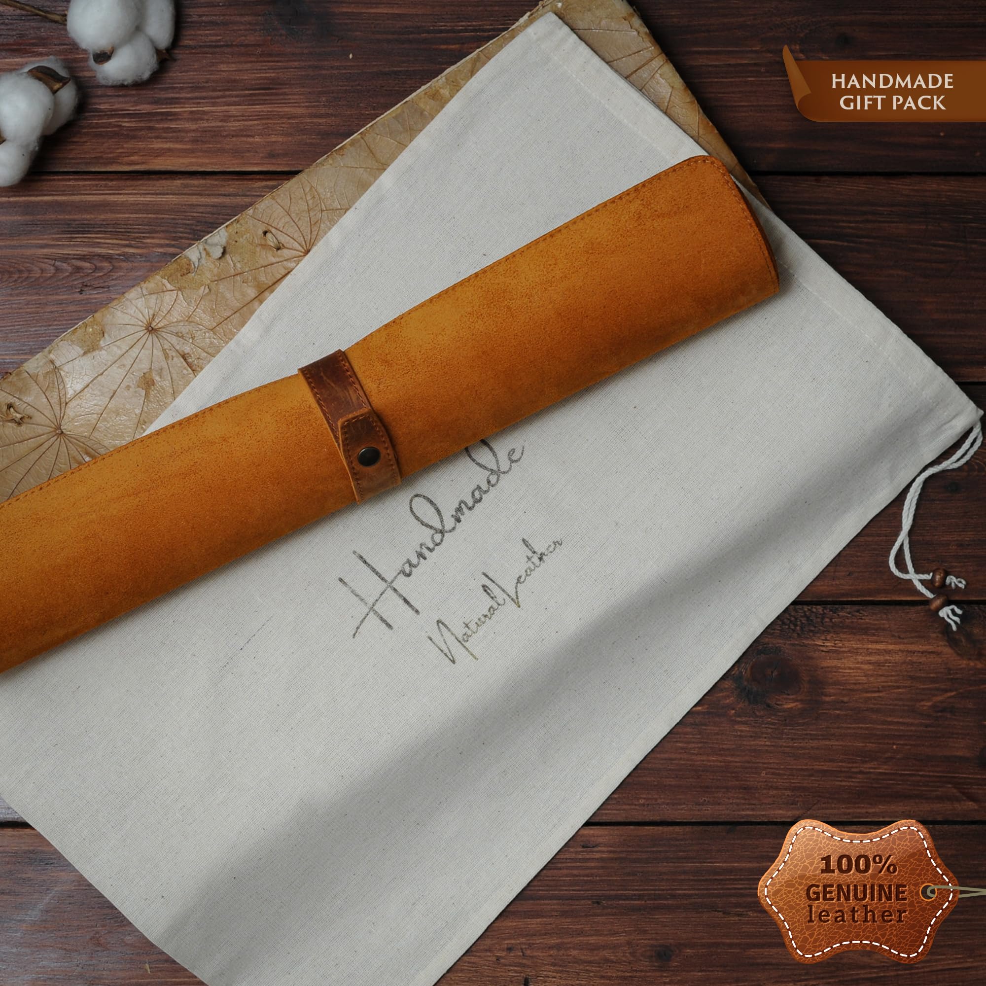 Premium Handmade Genuine Leather Desk Mat - Custom 26