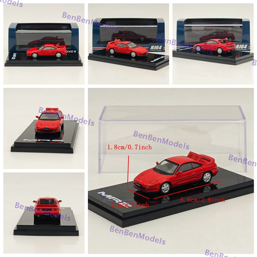1/64 Scale Toyota MR2 (SW20) GT-S 1991 Diecast Model Car - Limited Edition Collectible for Car Enthusiasts & Hobbyists - Perfect for Display, Gifts, and Model Car Collections