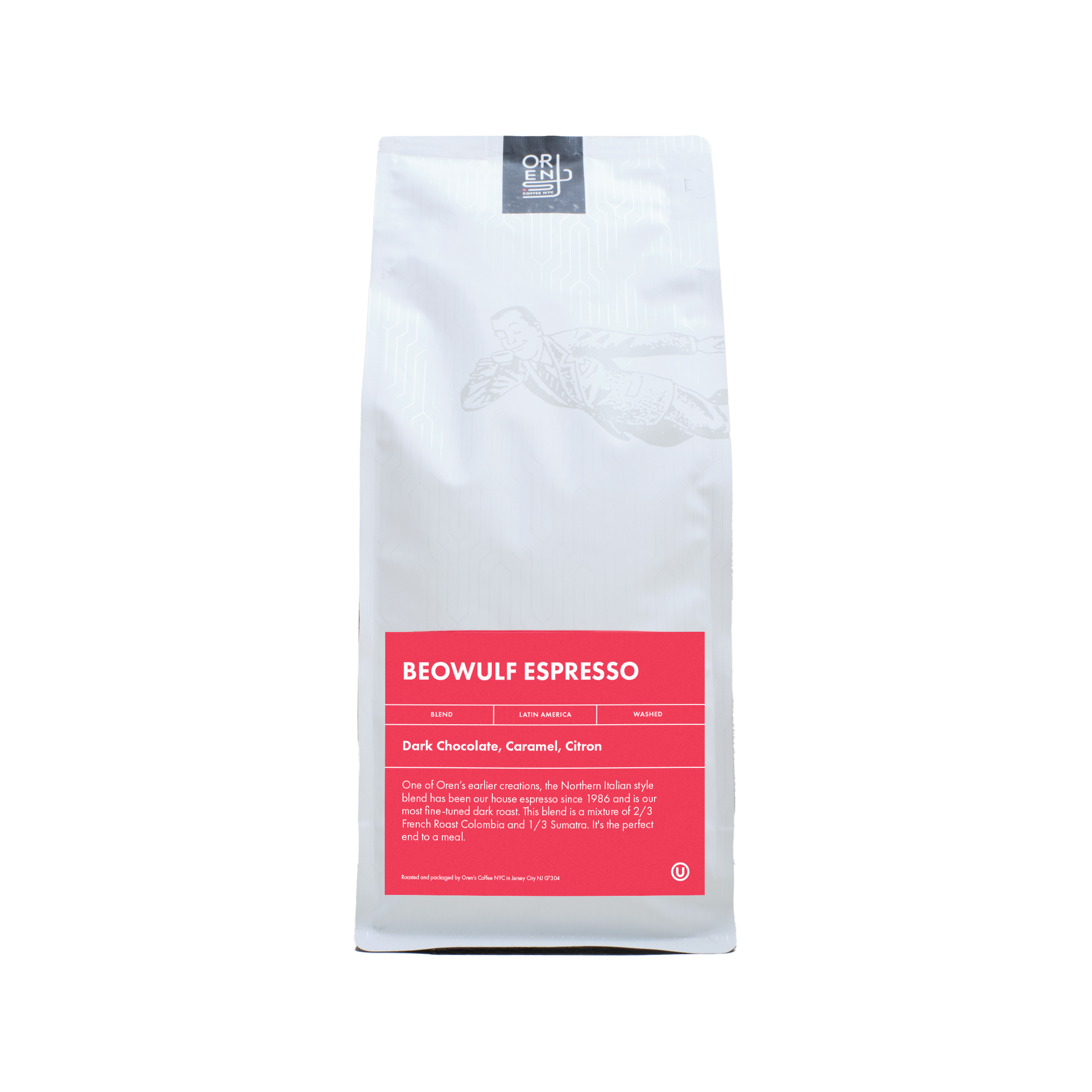 Beowulf Premium Coffee Blend - Rich & Bold Dark Roast Whole Bean Coffee for Brewing - Perfect for Morning Energy Boost & Afternoon Pick-Me-Up