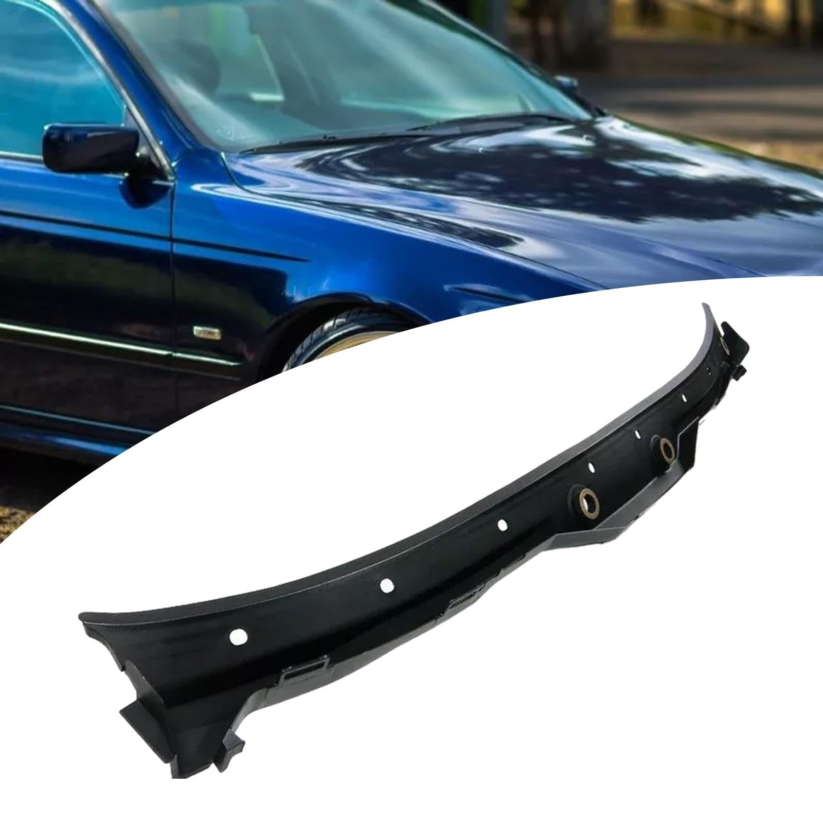 Windshield Hood Panel Cover for BMW E39 - Front Windshield Frame Cover Replacement Part #51718159292 | Easy to Install | Perfect for Car Restoration & Weather Protection