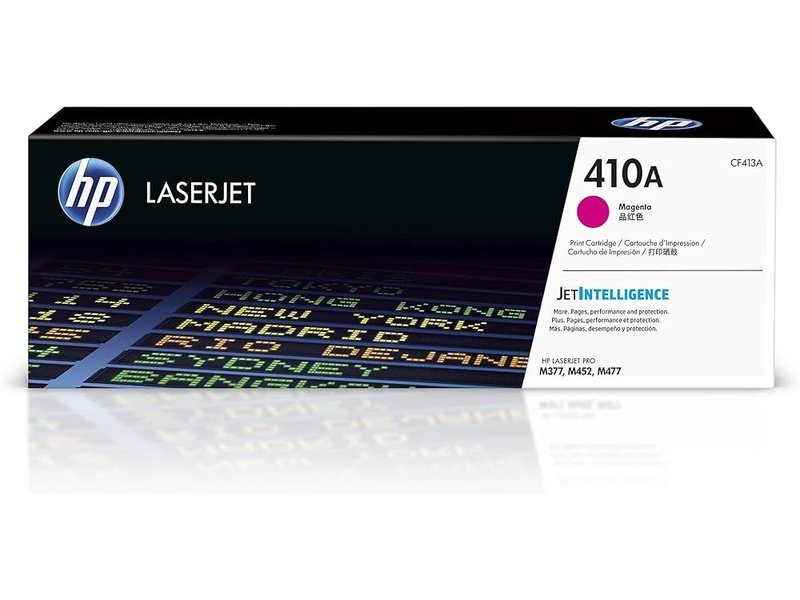 Original HP 410A Magenta Toner Cartridge - Compatible with HP M377, M477, M452 Printers | High-Yield Printing for Office & Home Use