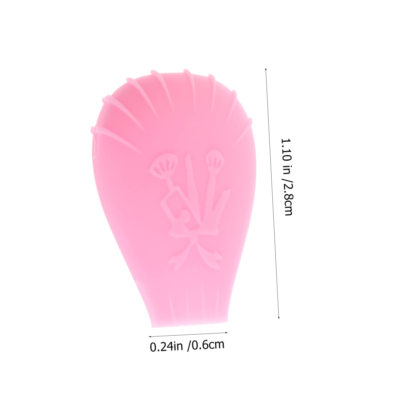 LALAFINA 3 Pack Silicone Makeup Brush Covers - Travel Size Protective Head Covers for Cosmetic Brushes | Perfect for Travel, Storage & Hygiene Protection