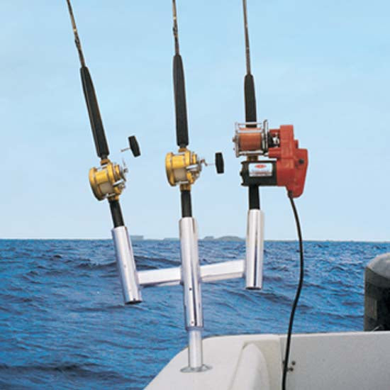 Straight Kite Rod Trident - High Performance Kite Fishing Pole for Saltwater & Freshwater - Perfect for Surf Fishing, Kayak Fishing, and Beach Casting