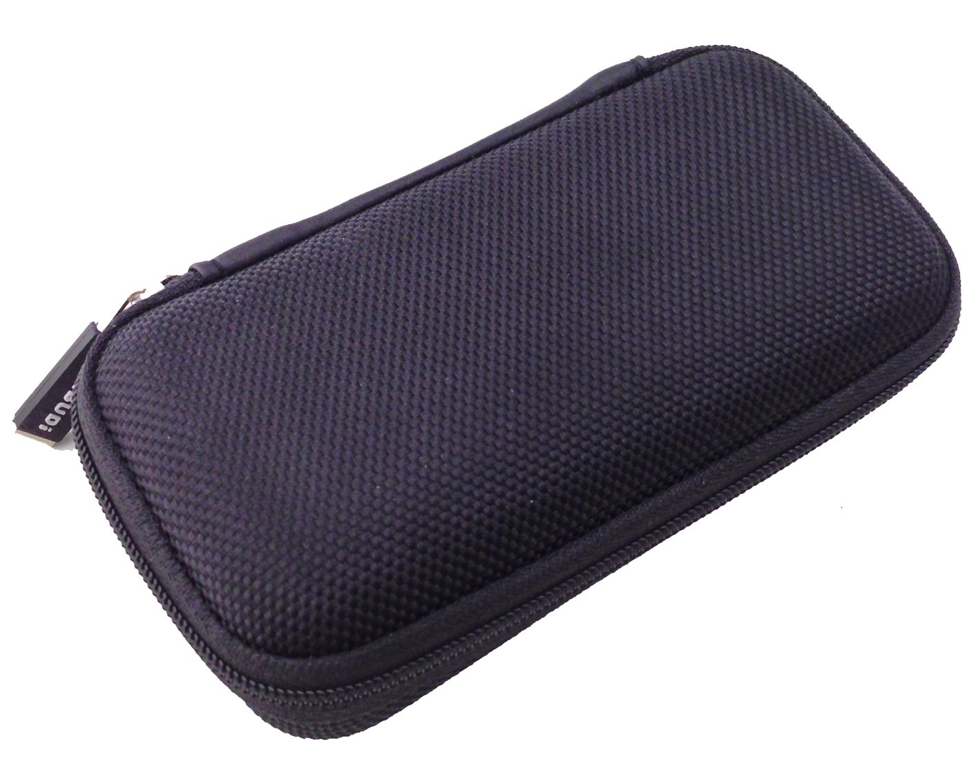 Compact Travel Organizer - Black Ballistic Nylon Case for Cables & Chargers | Perfect for Business Trips & Vacations