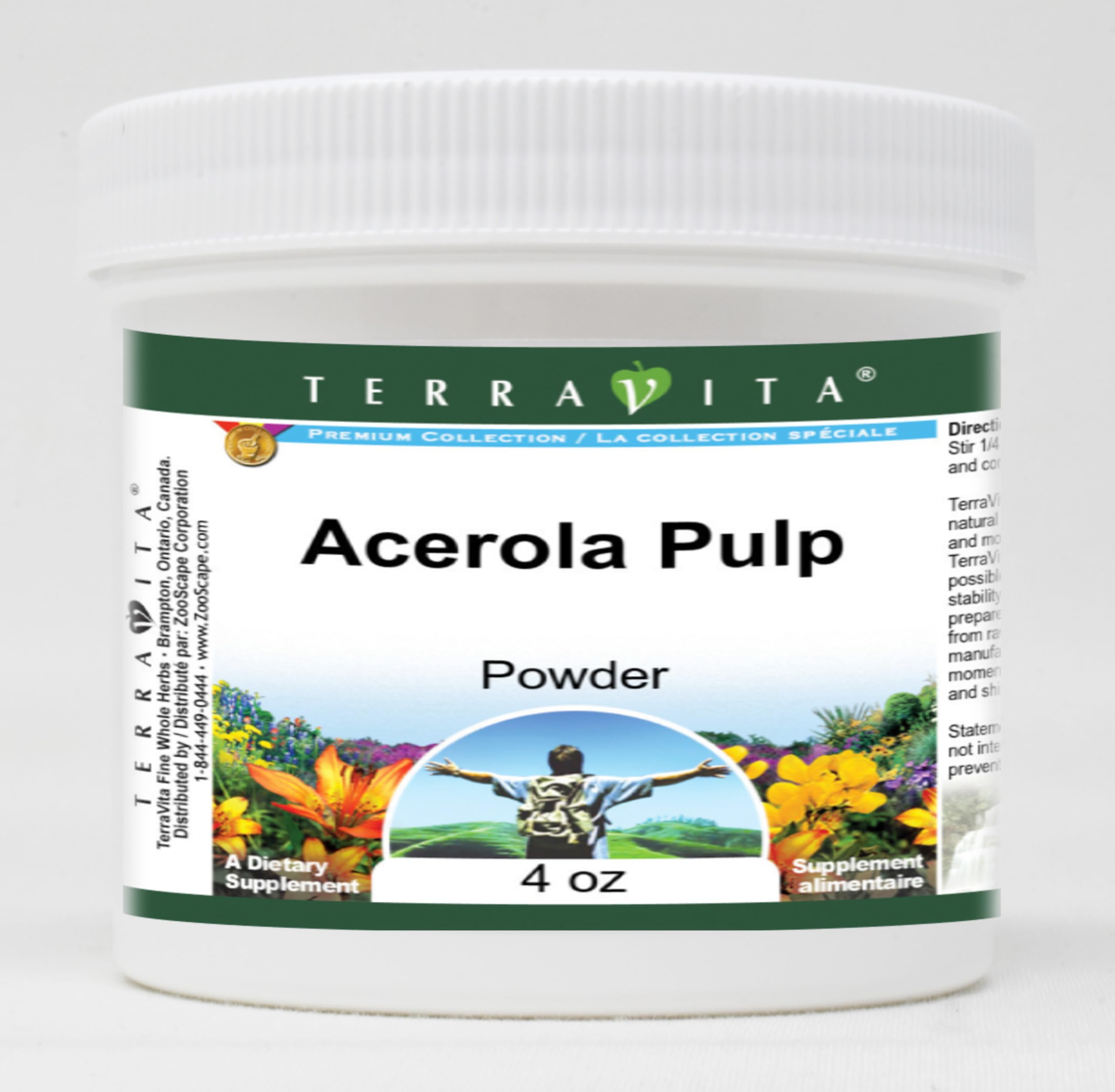 Acerola Pulp Powder (4 oz, Pack of 2) - Natural Vitamin C Supplement for Immune Support - Perfect for Smoothies, Baking & DIY Skincare