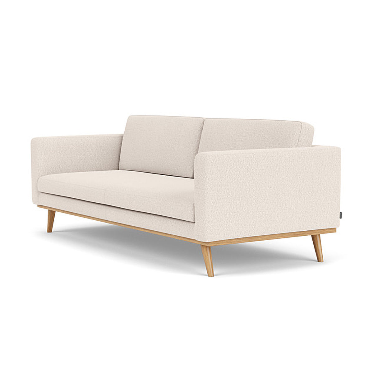 Johan Fabric 3-Seater Sofa - Comfortable Living Room Couch for Small Spaces | Perfect for Apartments, Dorms & Cozy Homes