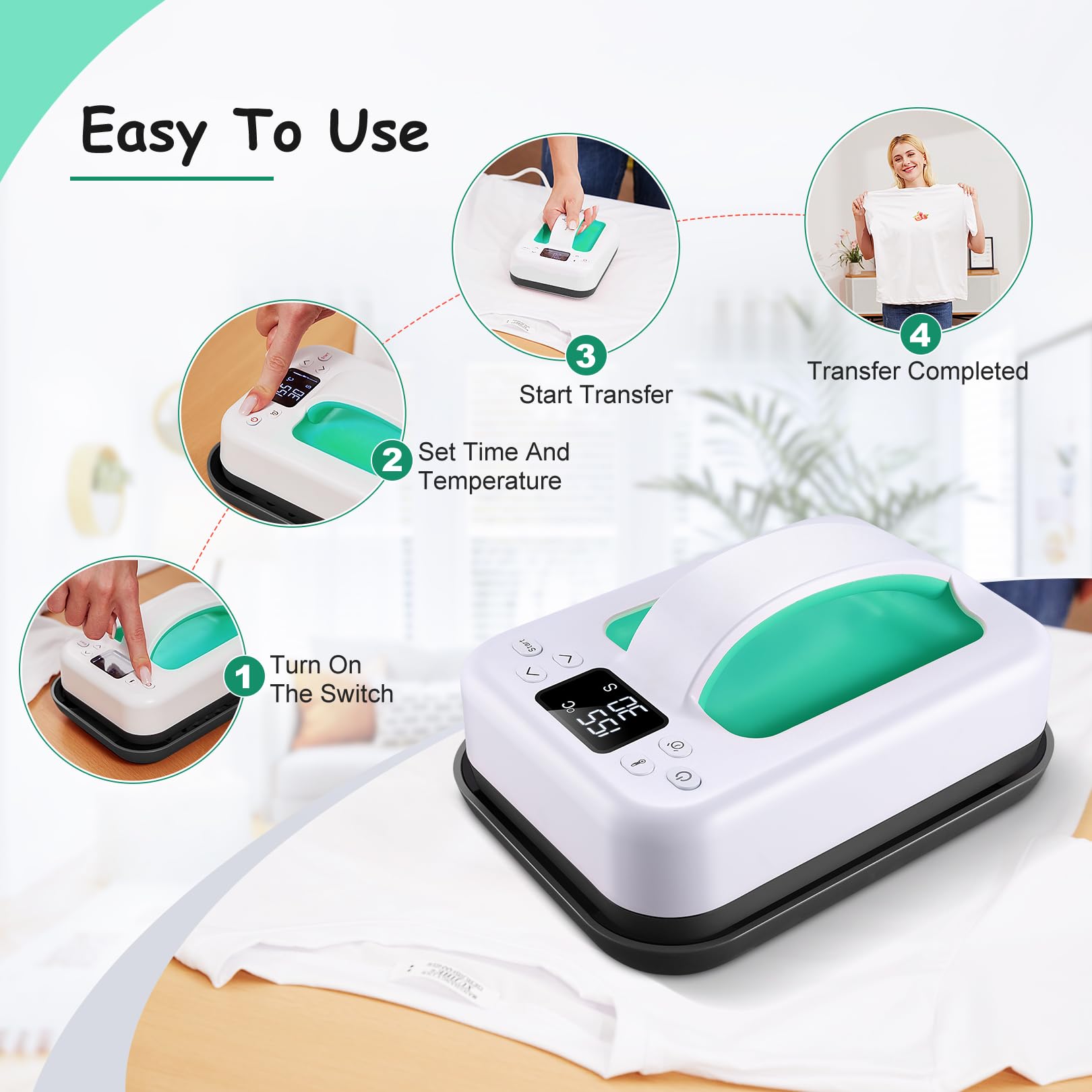Portable Mini Heat Press Machine 7