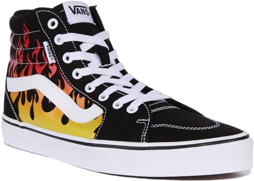 Flame Black White