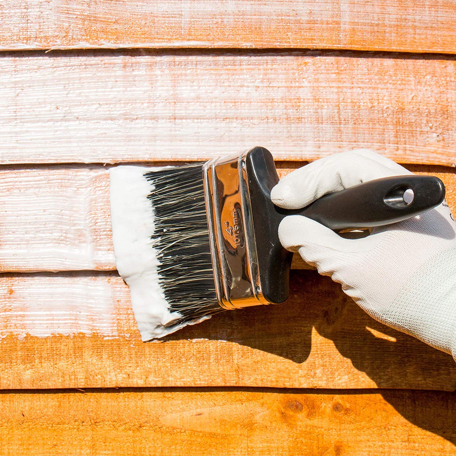 Wood Waterproofing Cream - 10-Year Outdoor Clear Sealer for Decks, Fences, Sheds & Furniture | 1.5 Gallon Waterproof Treatment & Sealant | Ideal for Outdoor Wood Protection in All Weather Conditions