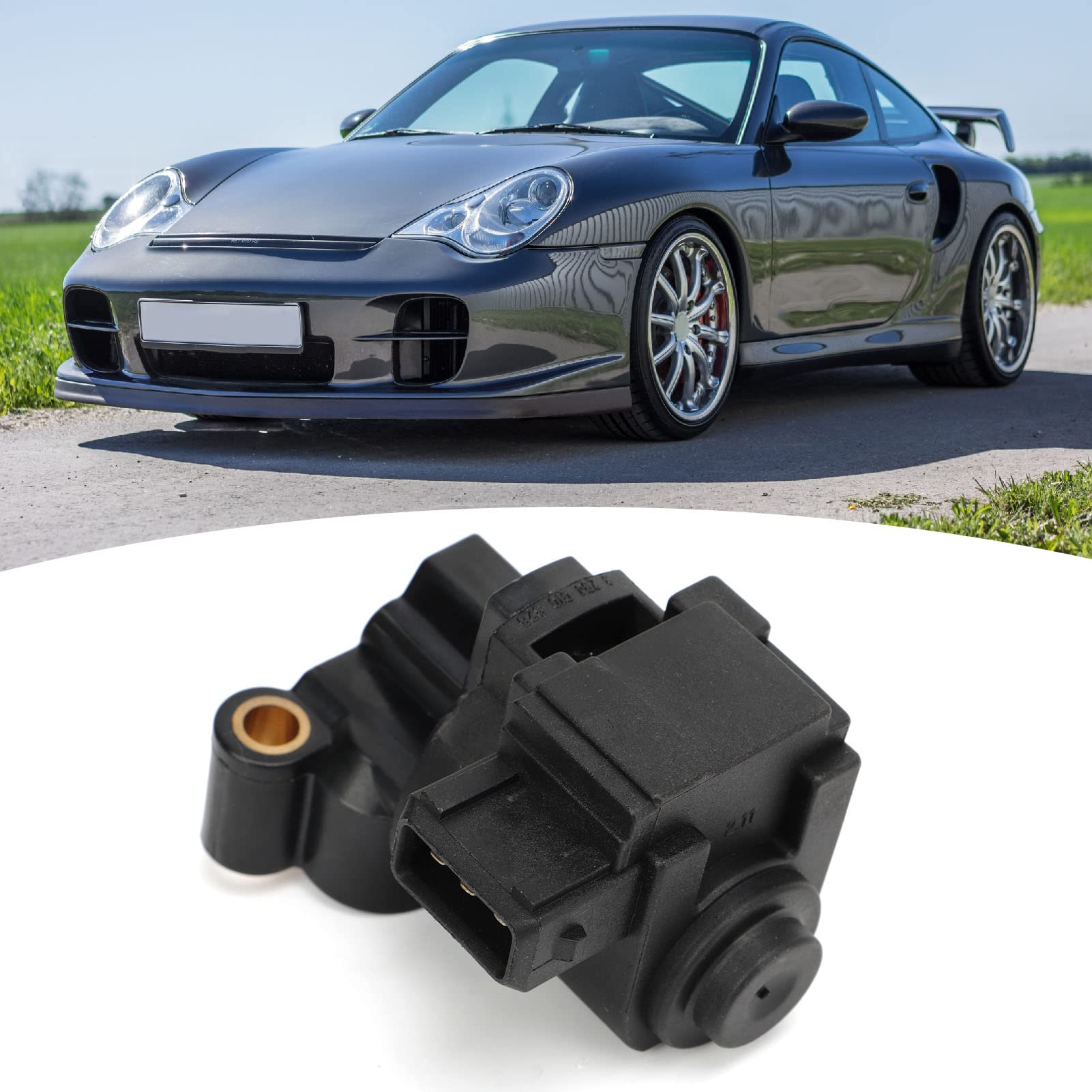 Throttle Body Idle Control Valve & Idle Air Control Valve 99660616001 0280140572 - Compatible with Porsche 911 Convertible & Targa - Improve Engine Performance & Smooth Idling for Daily Driving & Highway Cruising