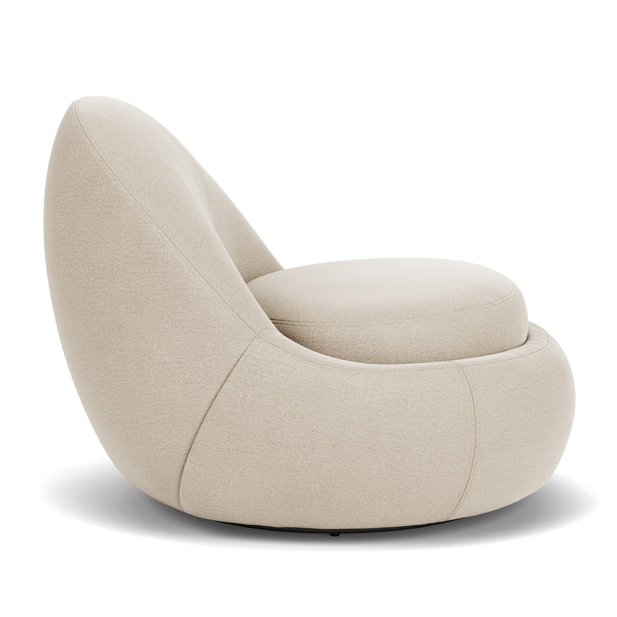 Babette Fabric Swivel Armchair - Modern Living Room Accent Chair with 360° Rotation | Perfect for Home Office, Lounge & Reading Nook