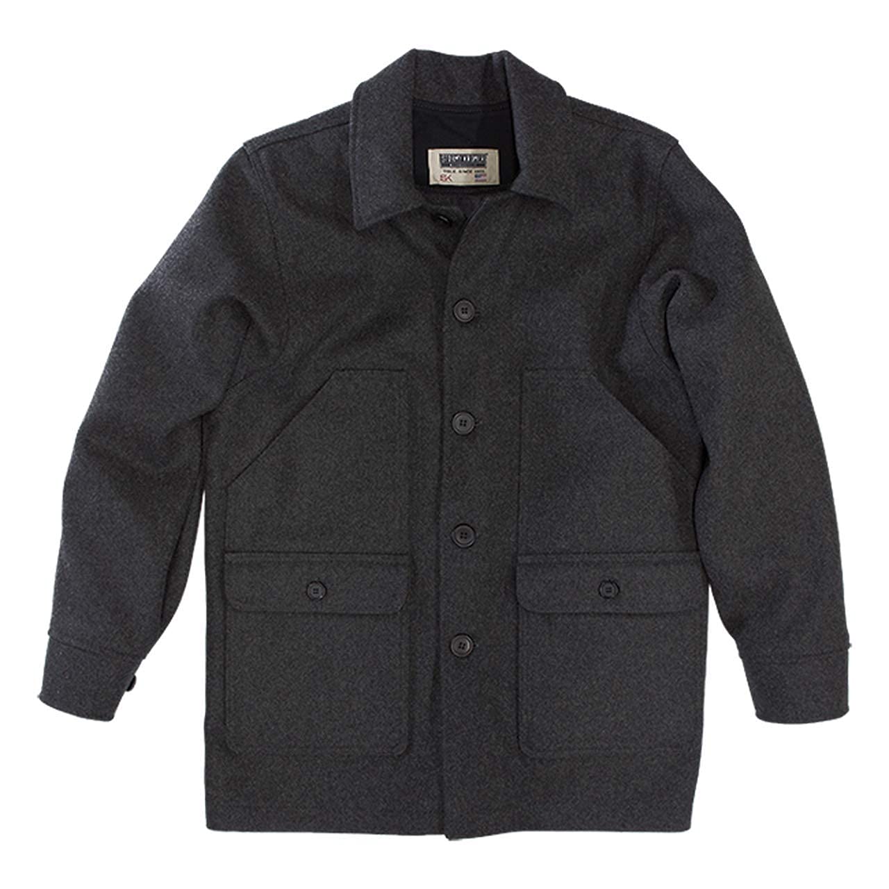 Stormy Kromer Mackinaw Wool Flannel Jacket for Men - Warm Winter Coat, Water-Resistant Outdoor Hunting & Work Jacket - Perfect for Camping, Hiking and Cold Weather Activities