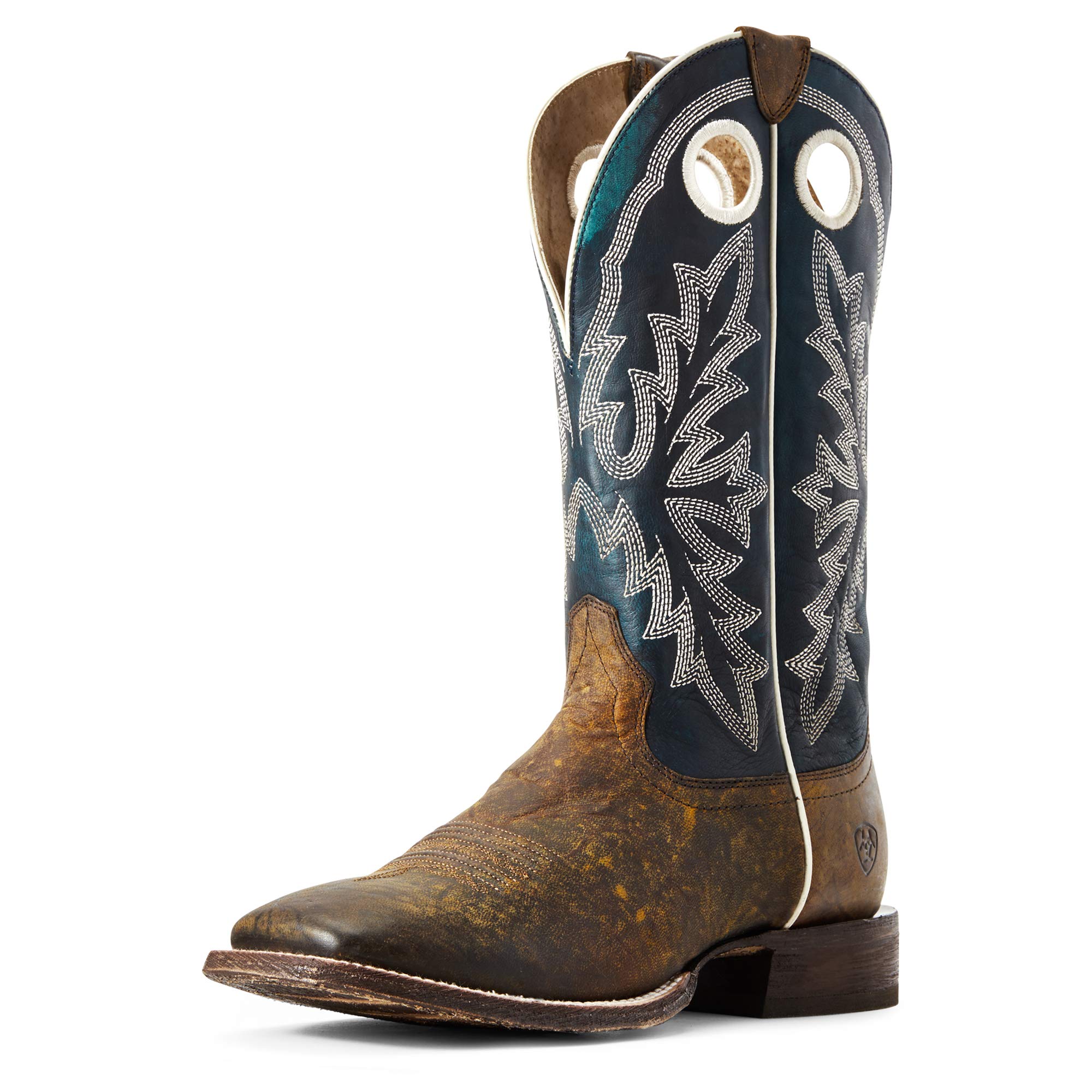 Ariat Men's Circuit Champ Western Boots - Durable Leather Cowboy Boots for Riding & Work | Perfect for Ranch, Rodeo & Outdoor Activities