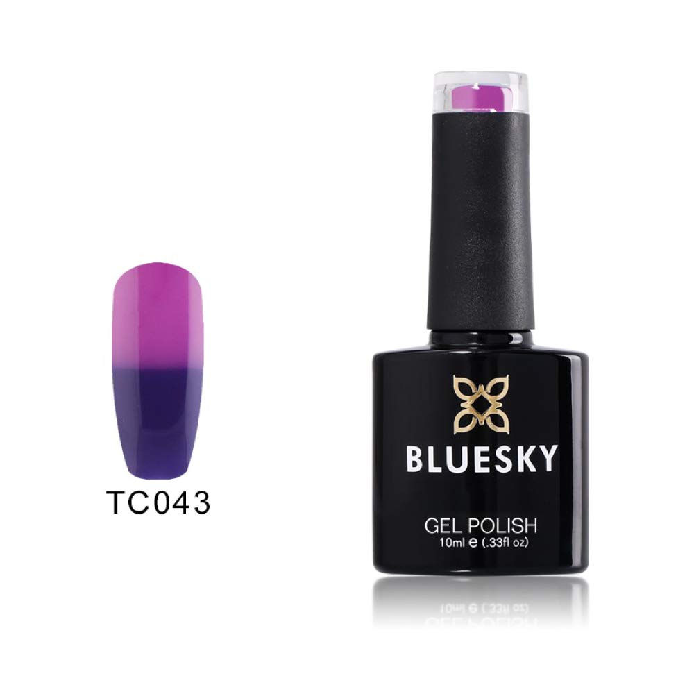 Bluesky UV/LED Color Changing Gel Nail Polish - Lazy Days (TC043) 10ml | Soak Off, Requires UV/LED Lamp to Dry | Perfect for Home Manicures, Nail Salons & DIY Nail Art