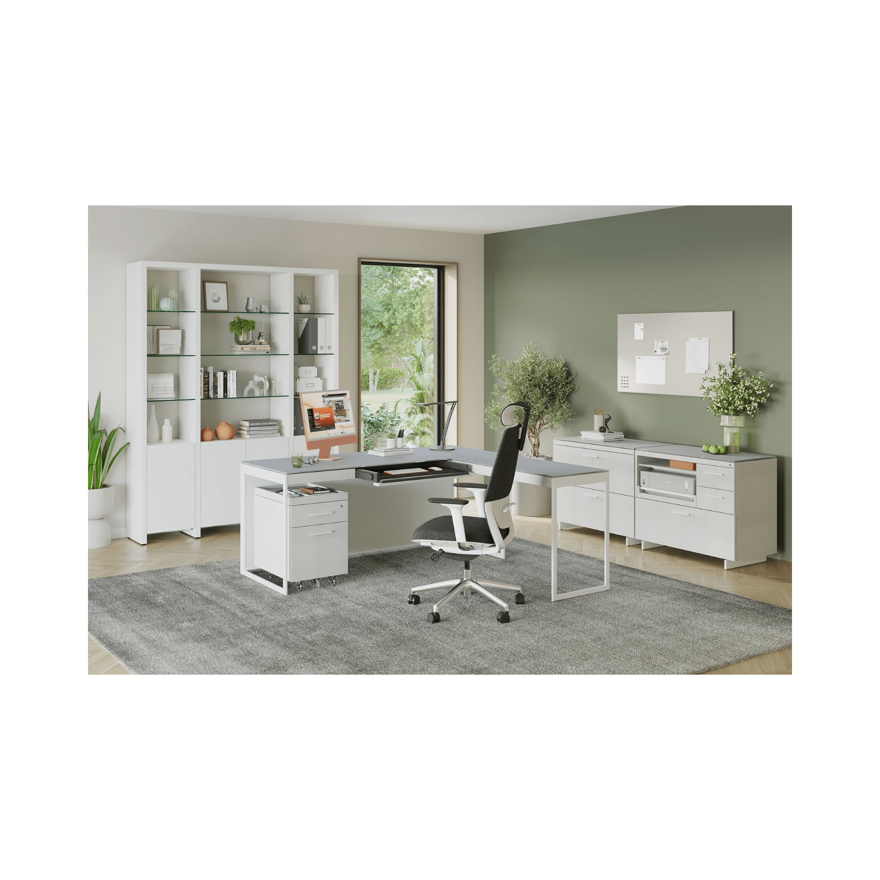 BDI Coda 3522 Ergonomic Office Chair - Adjustable Height & Lumbar Support for Home & Business Workspaces