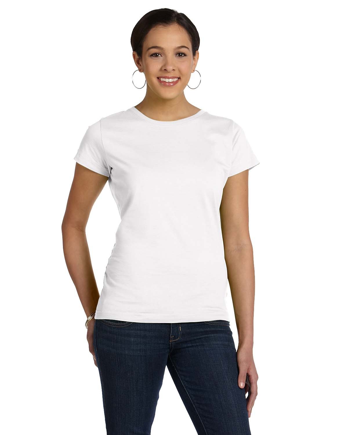 LAT Apparel 3516 Women's Soft Cotton Fine Jersey T-Shirt - Comfortable Casual Tee for Everyday Wear, Lounge & Workout