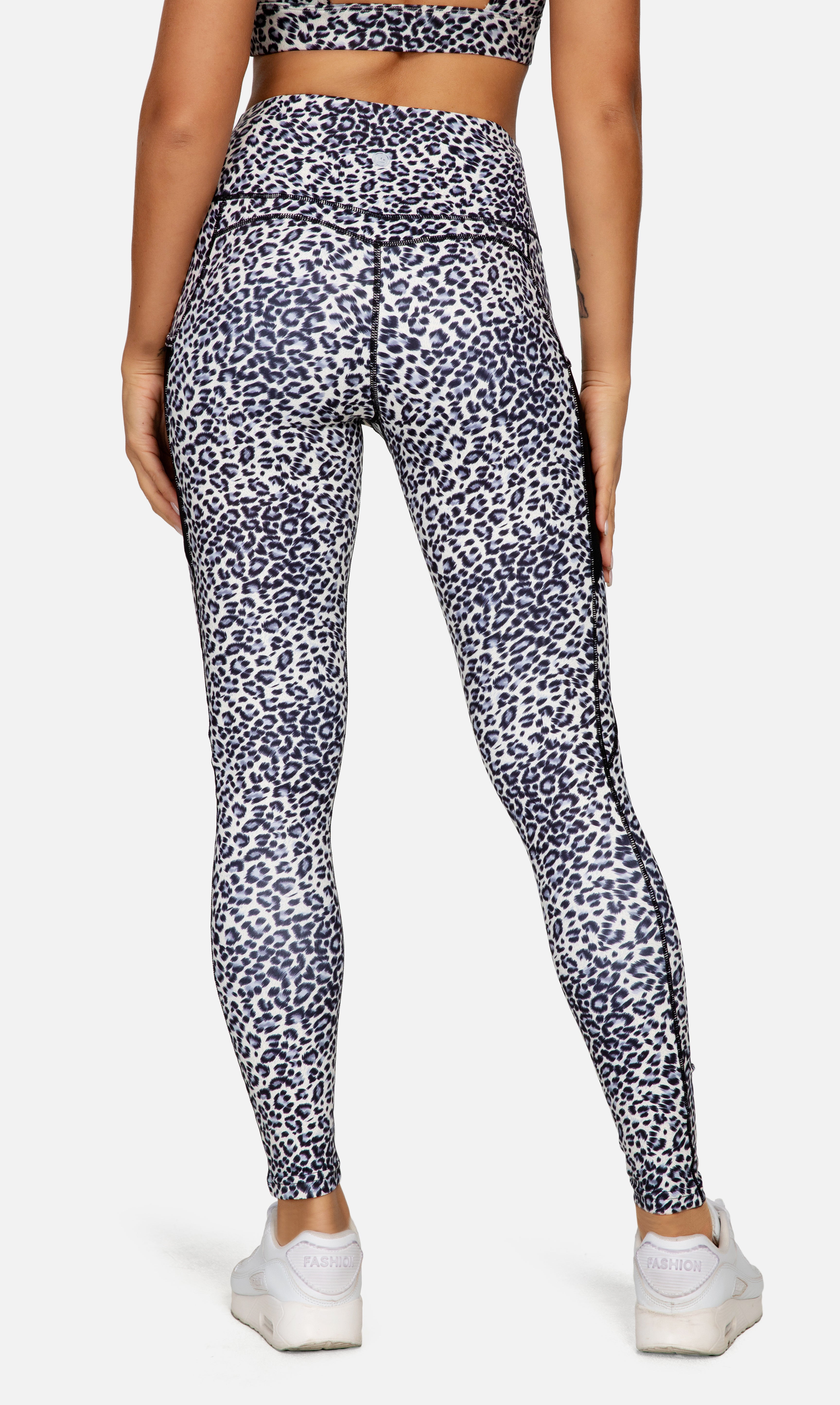 Leopard Print High Waist Leggings for Women - Stretchy Workout Yoga Pants - Fashionable Gym & Casual Wear