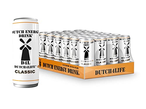 Dutch Energy Drink Classic - Boost Energy & Focus - Perfect for Workouts, Study & Late Nights