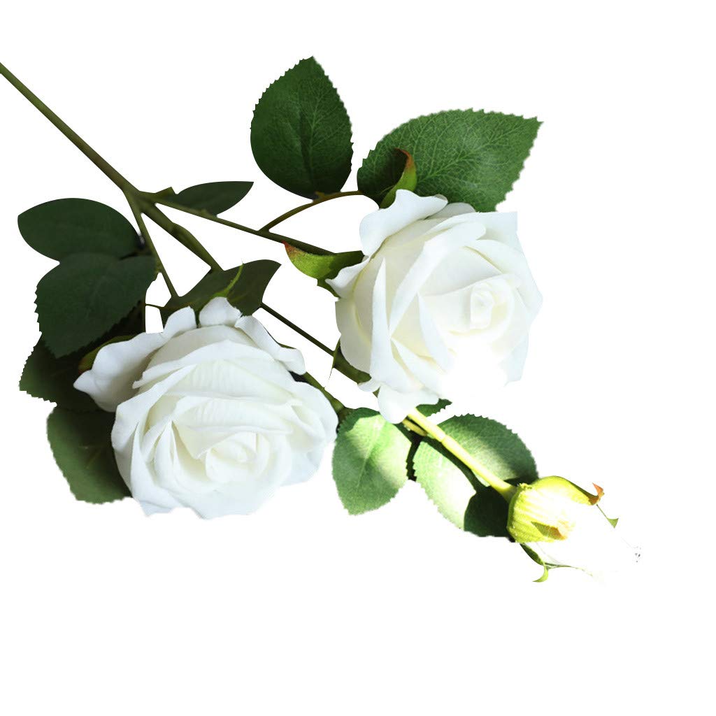Lifelike Artificial Silk Rose Flowers - Multicolor Bouquet for Home Decor, Wedding, Party & Gift | Valentine's Day, Mother's Day, Teachers Day Floral Arrangement | Perfect for Centerpieces, Table Decor & Romantic Gifts