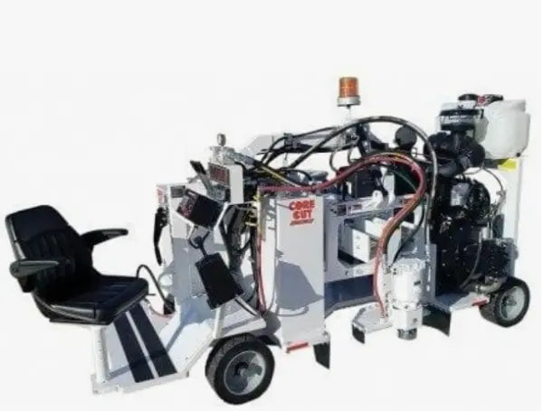 CC114HCS 36-Inch Diesel Curb Cutter Saw - Heavy-Duty Concrete Cutting for Road Construction & Sidewalk Repair