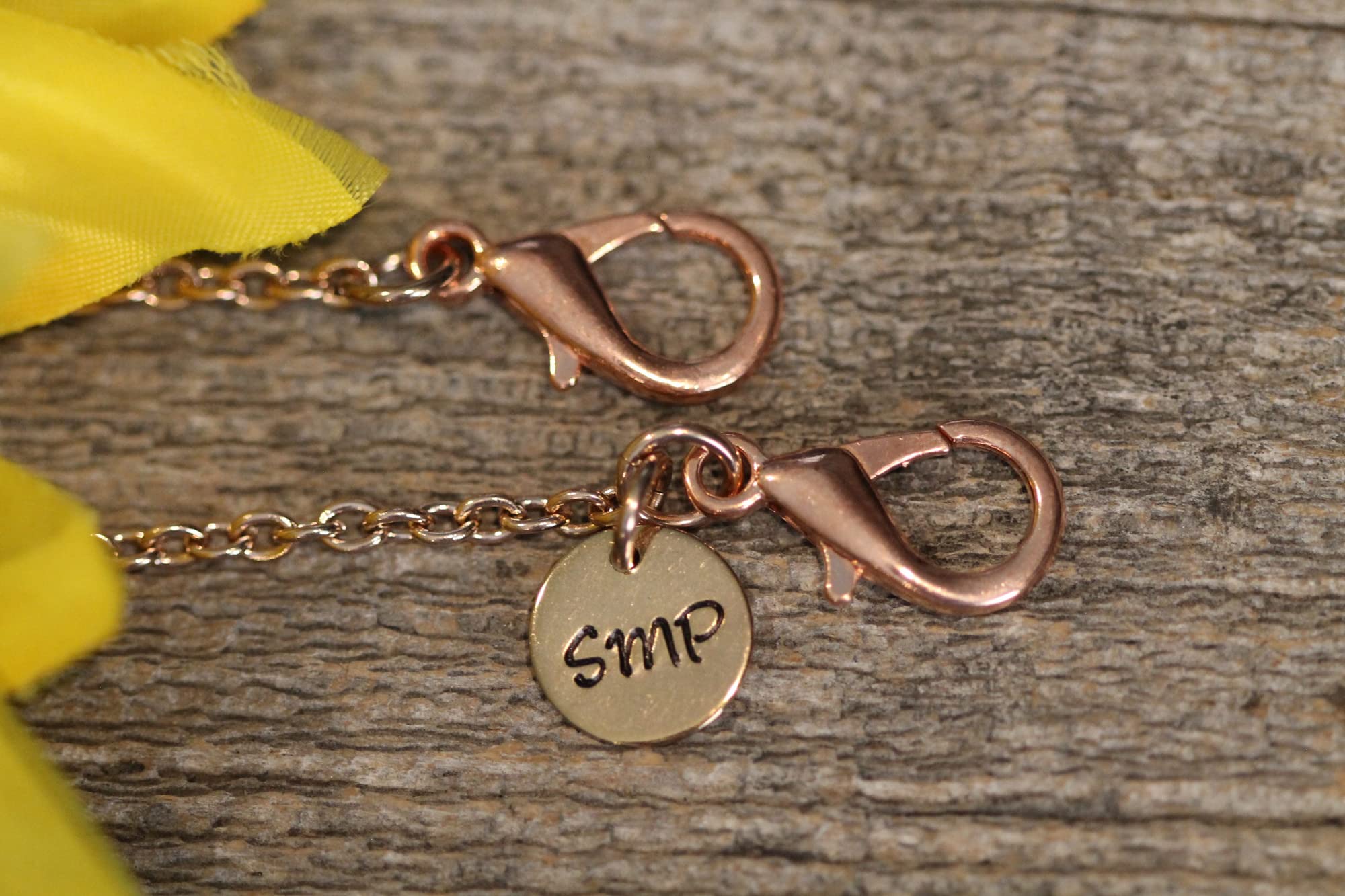 Rose Gold Stainless Steel Face Mask Lanyard - Personalized Mask Chain Holder with Lobster Clasps | Adjustable Mask Strap Necklace for Work, Travel & Daily Protection