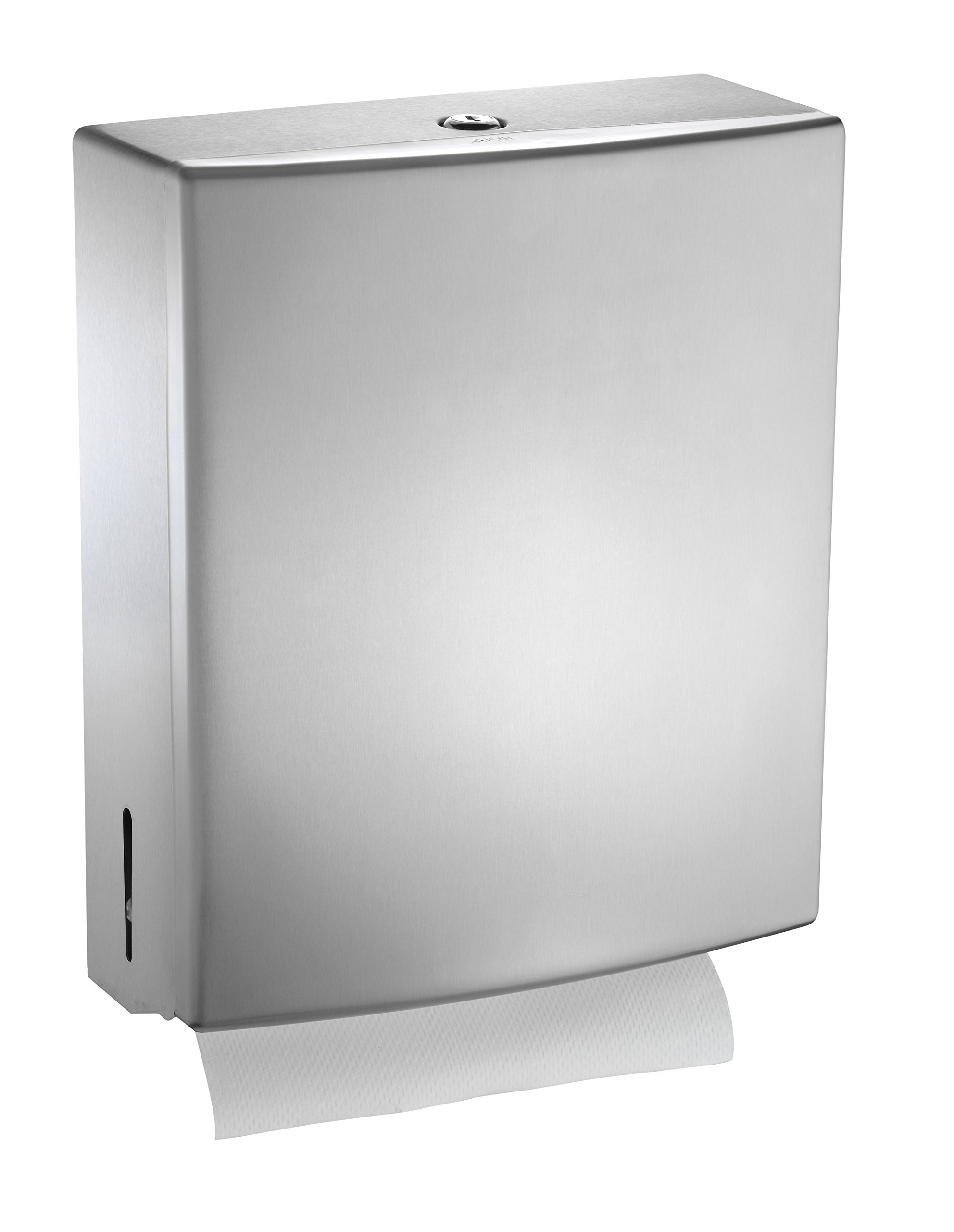 ASI 0210 Commercial Paper Towel Dispenser - Heavy Duty Stainless Steel for Restaurants, Offices & Public Restrooms