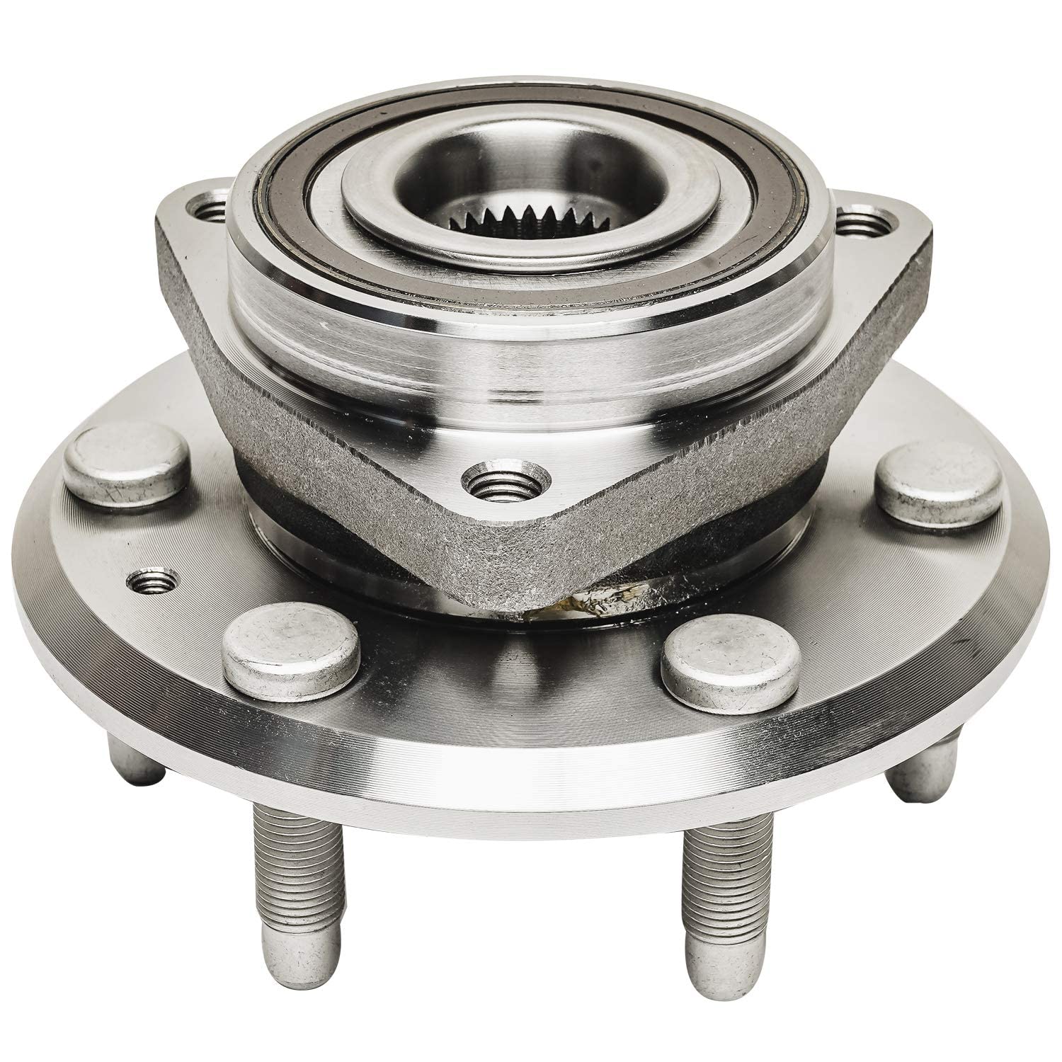 Detroit Axle Front & Rear Wheel Bearing Hub Assembly Kit for Chevy Traverse, Buick Enclave, GMC Acadia, Saturn Outlook - 2 Wheel Bearings, 12 Lug Nuts & Socket Key - Perfect for Off-Roading, Towing & Daily Driving
