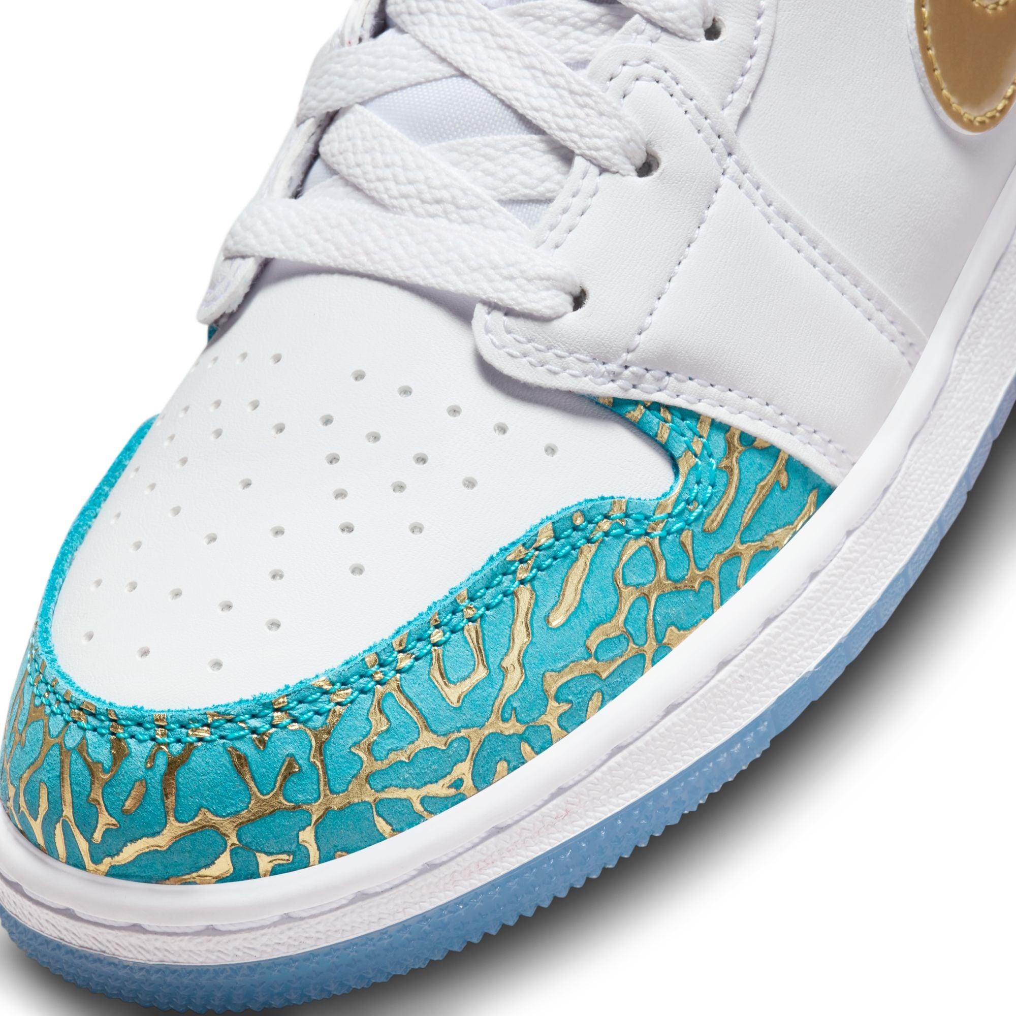 Air Jordan 1 Mid SS 'UNC to Chi' Kids Basketball Shoes - High Top Sneakers for Boys & Girls - Perfect for School, Sports & Casual Wear