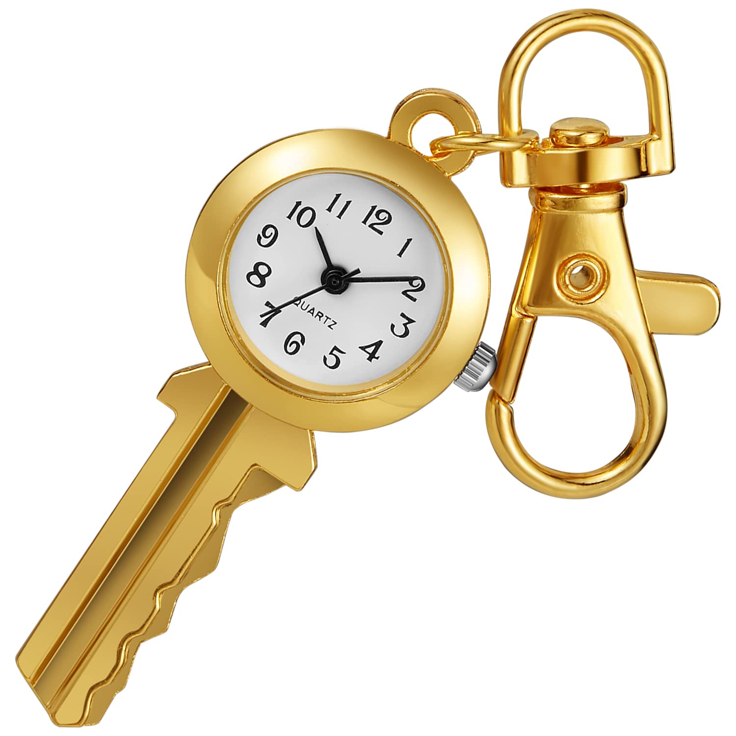 Men's Quartz Pocket Watch with Chain - Stylish & Portable for Travel & Gifts