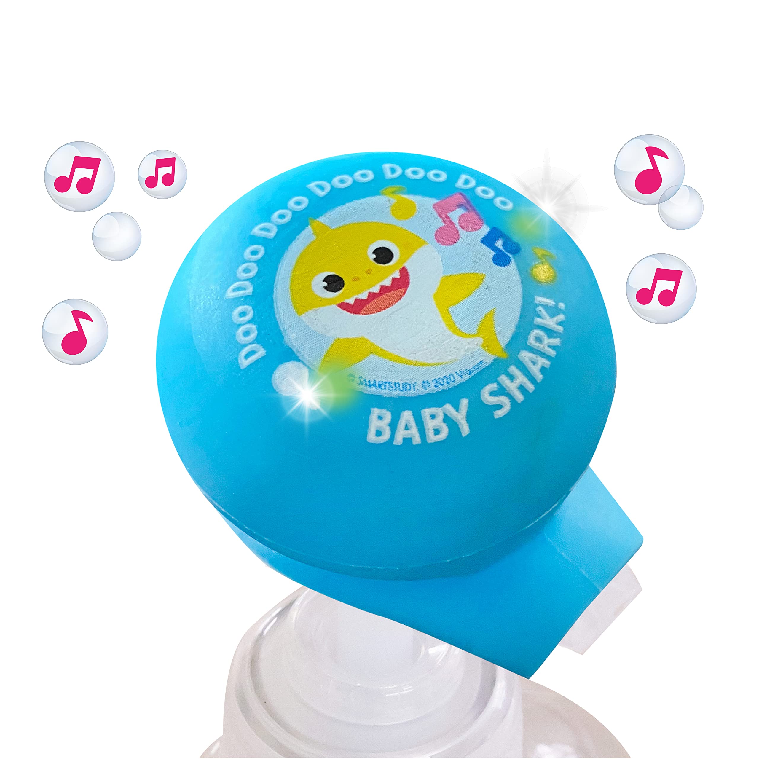 Baby Shark Musical Soap Pump Hand Wash Timer - Blue | Fun & Educational Bath Time Toy for Kids | Perfect for Bathrooms, Daycares & Preschools