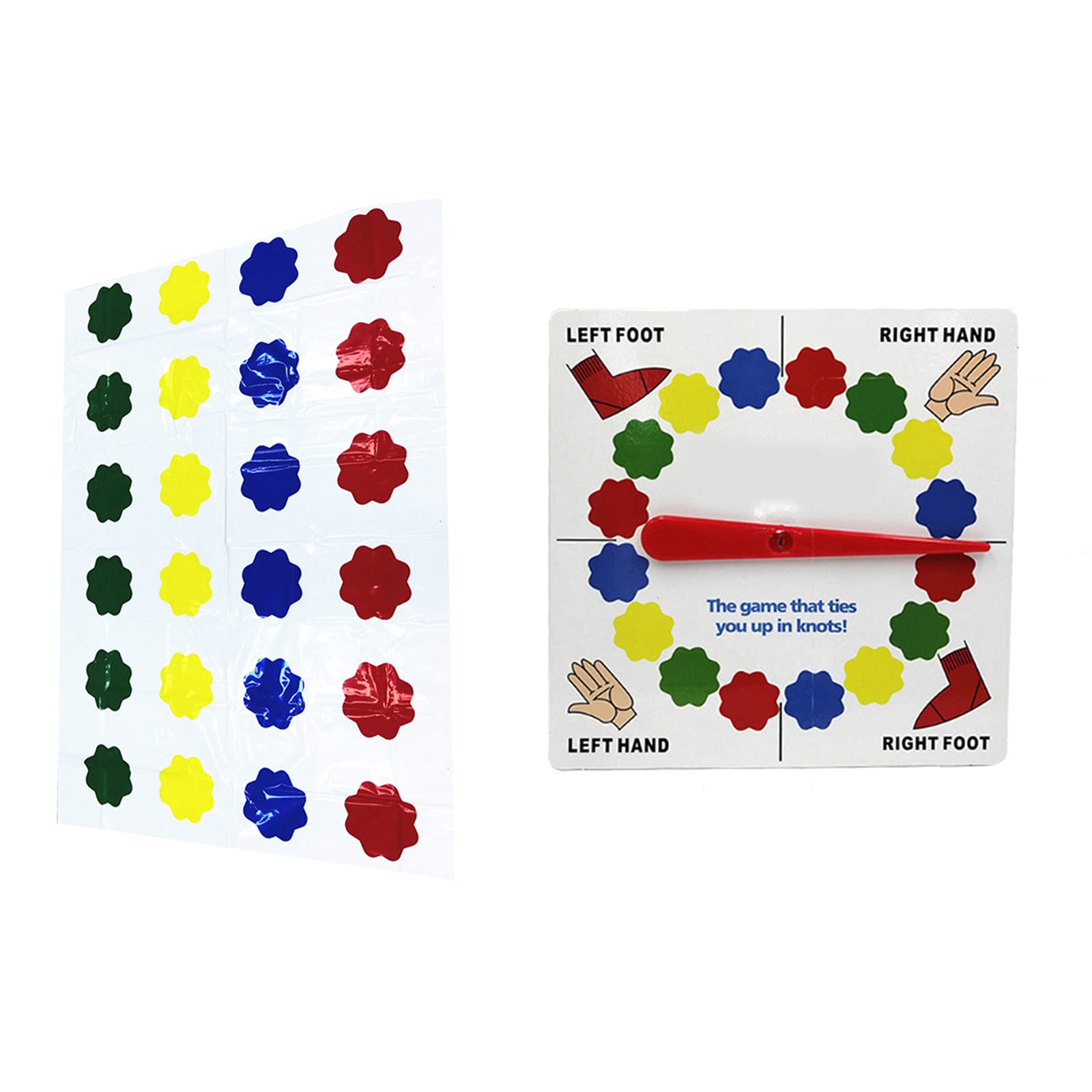 AMKIN Large Play Mat with Colorful Spots - Fun Floor Game for Kids, Family & Friends - Perfect for Indoor/Outdoor Parties, Birthday Gifts & Group Activities