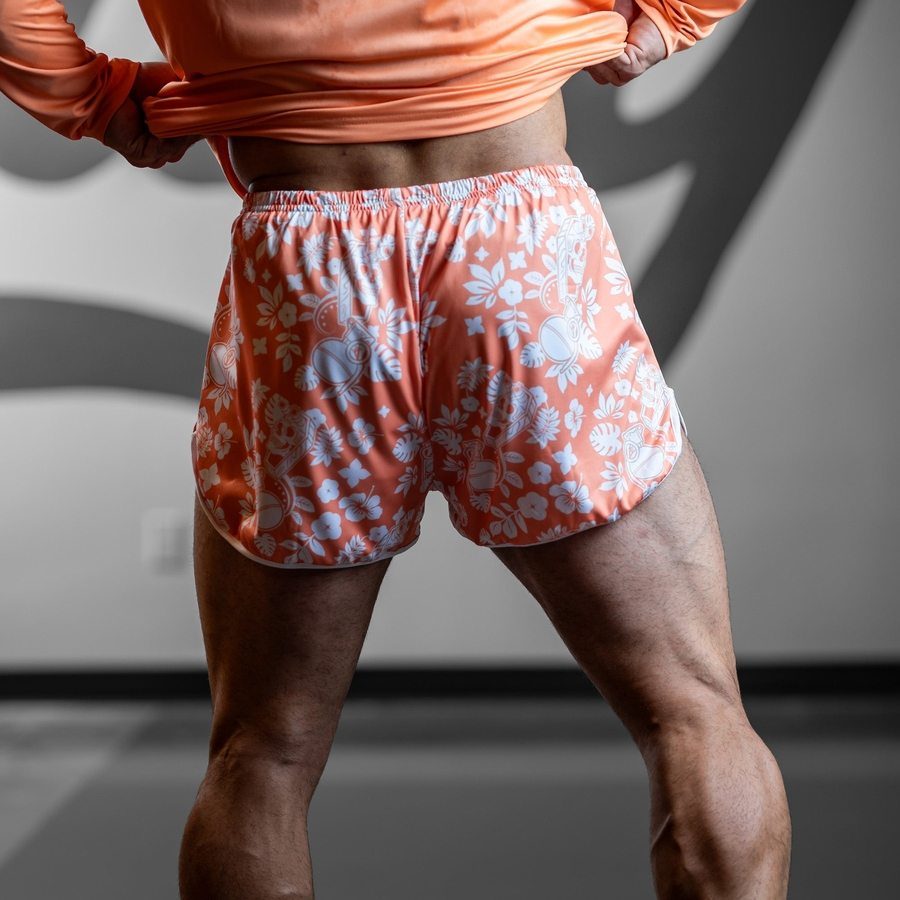 Ranger Panties Tropical Death Apricot Crush - High-Performance Athletic Underwear for Running, Hiking & Outdoor Activities