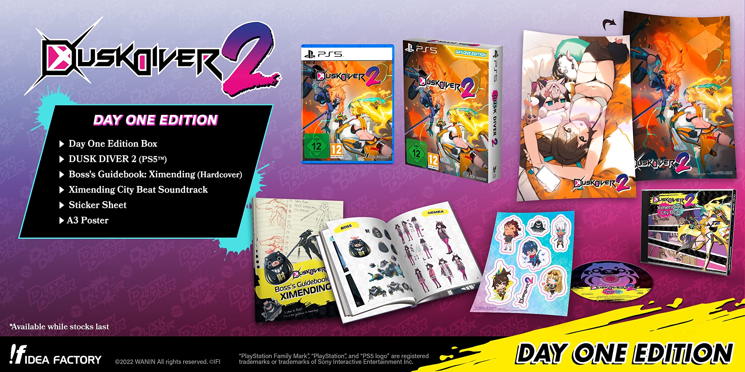 Dusk Diver 2 Day One Edition for PlayStation 5 (PS5) - Action RPG Game with Exclusive Launch Content | Perfect for Anime Fans and JRPG Lovers
