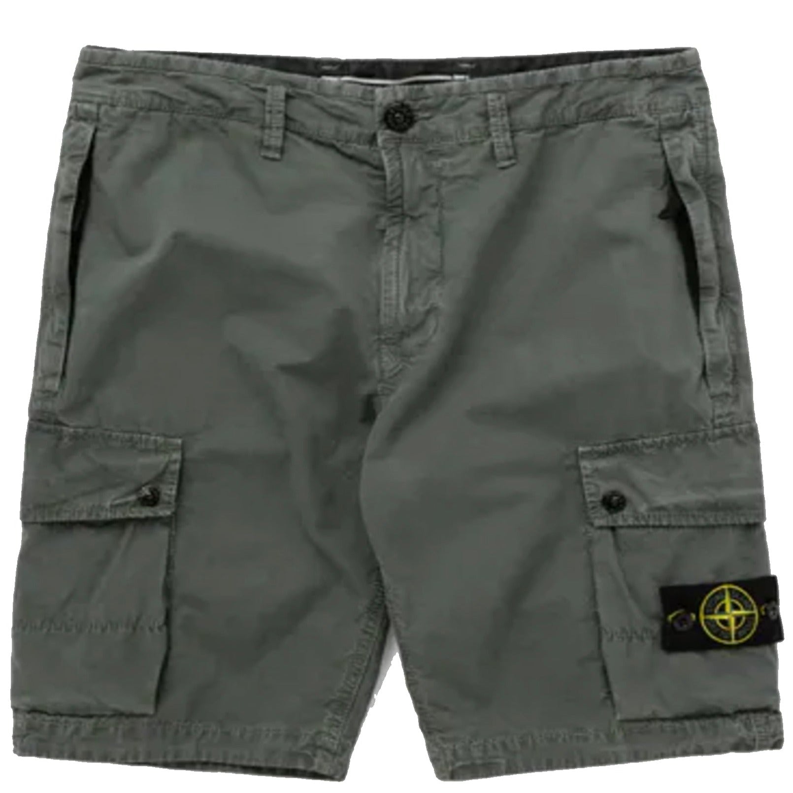 Stone Island Cargo Shorts for Men - Durable Military Style Tactical Shorts with Multiple Pockets | Perfect for Outdoor Adventures, Hiking & Casual Wear