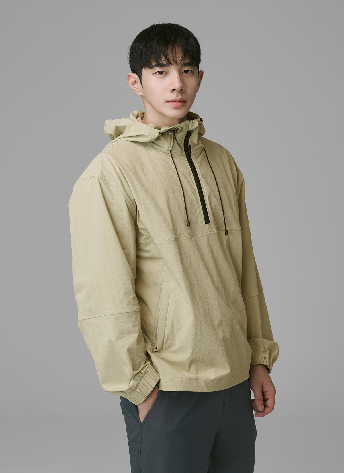 Rush Tension Hoodie Anorak Jacket - Lightweight Water-Resistant Pullover for Men & Women | Perfect for Hiking, Running & Outdoor Adventures